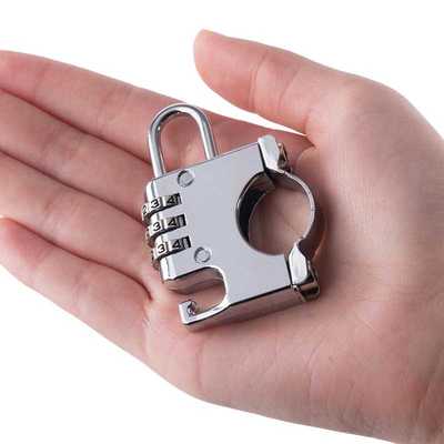 通用型头盔密码锁电动摩托车挂钩防盗安全帽钩锁踏板置物固定器