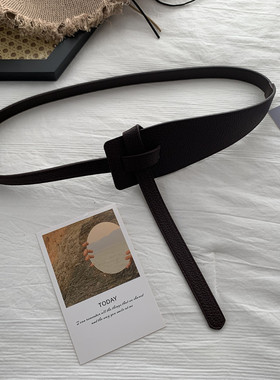 Fashion High Quality Leather Belts For Women Designer Knot B