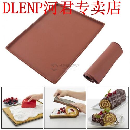 极速Silicone leakproof baking oven mat rice ball Swiss roll