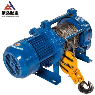 多功能提升机厂家 1.5T建筑装修小吊机 微型钢丝绳电动葫芦卷扬机