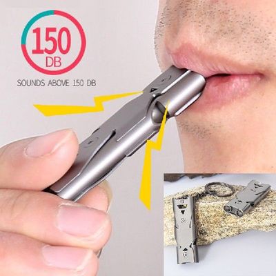 Outdoor Camping Hiking Emergency Survival Whistle Rescue