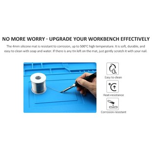 Mat Mobile Repair Silicone Antistatic Magnetic 23cm