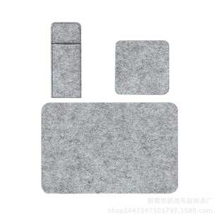 极速6 Felt Table Mat Thickness Black 4mm Set Piece Placemat