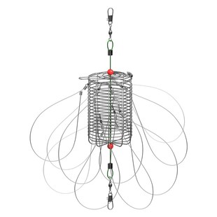 钓海螃蟹神器青蟹笼诱捕大闸蟹吊螃蟹钓组螃蟹套线抓河蟹专用工具