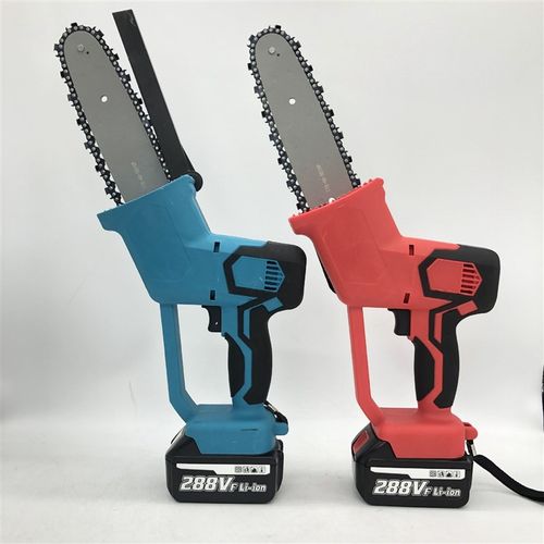 充电伐木锯电链锯锂电锯链条锯无线电动锯修枝锯手持据
