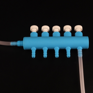 2~8Heads 4~8mm Aquarium Air Pump Hose Splitters Oxygen Pipe