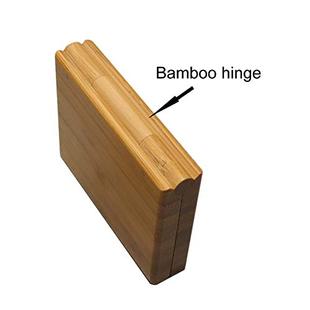 Case Tinplat Bamboo Grid Double Box Shadow Eye Empty Piece