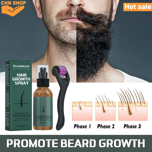 极速Naturally harmless Beard Growth Roller Set Beard Growth