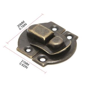 Clasps Antique Iron 10Pcs Padlock Latch Jewelry Hasp Box