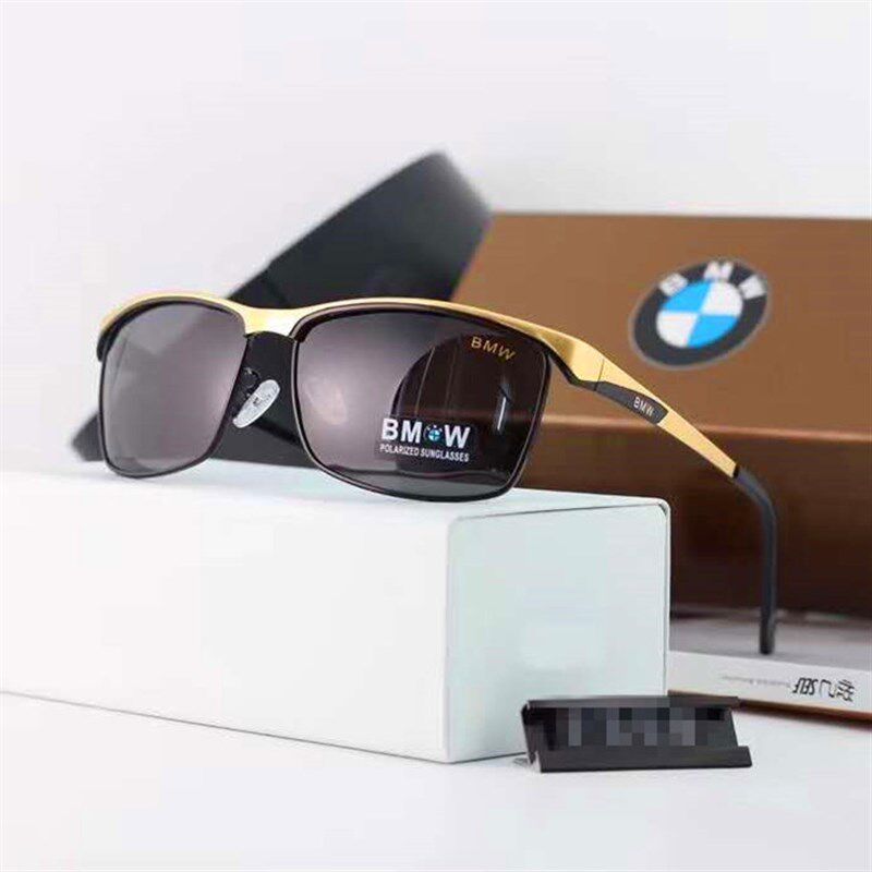 极速2023新款男士偏光BMW4s店太阳眼镜礼品BMW金属车标运动款太阳