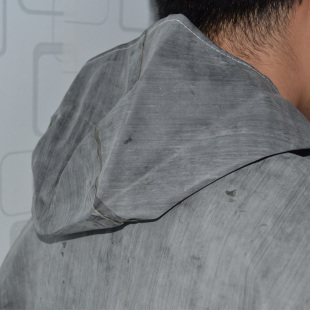 耐酸碱分体工作服连帽劳保防护服化工防酸碱有害物质油漆电镀印染