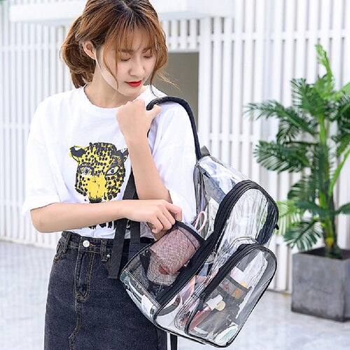 极速Women Patchwork Solid Color Preppy Style Patchwork Backp