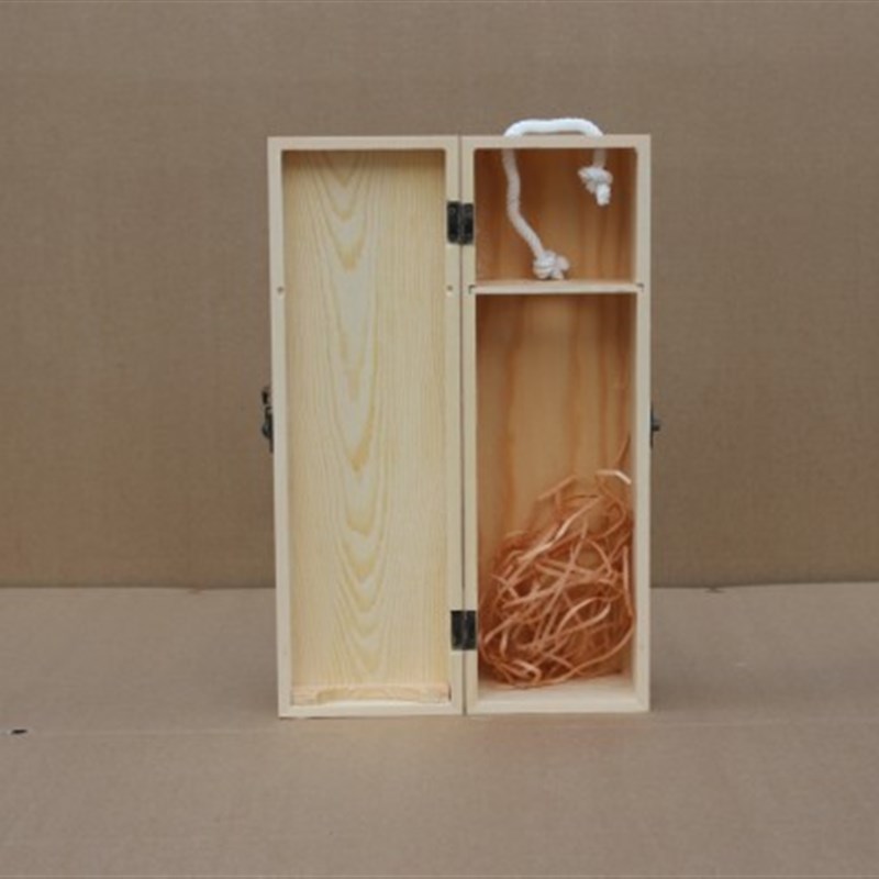 现货单支酒盒  松木单支酒盒红酒单支木盒 红酒盒 木质酒盒