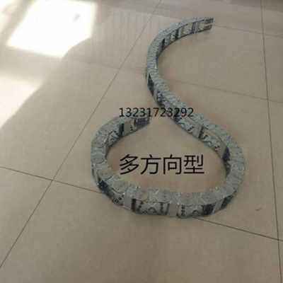 极速爆品厂销厂销机床钢制b拖链 不锈钢 全封闭 BB桥式 钢铝拖链T