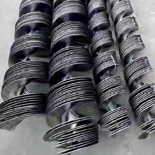 新品 机整杆片建材30上片送机碳搅拌桨料搅拌杆数控螺旋钢器输4叶