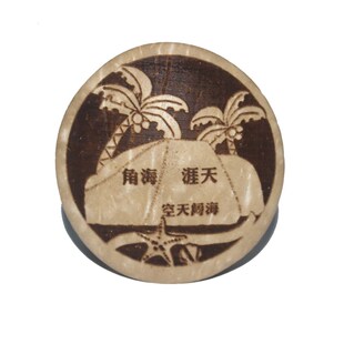 海南文创椰雕冰箱三亚各景区创意椰壳冰箱贴留言贴旅游纪念收藏品