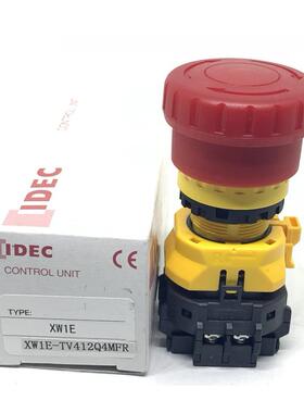 IDEC和泉XW1E-TV412Q4MfR紧急停止急停开关24V带灯402 403 410mfr