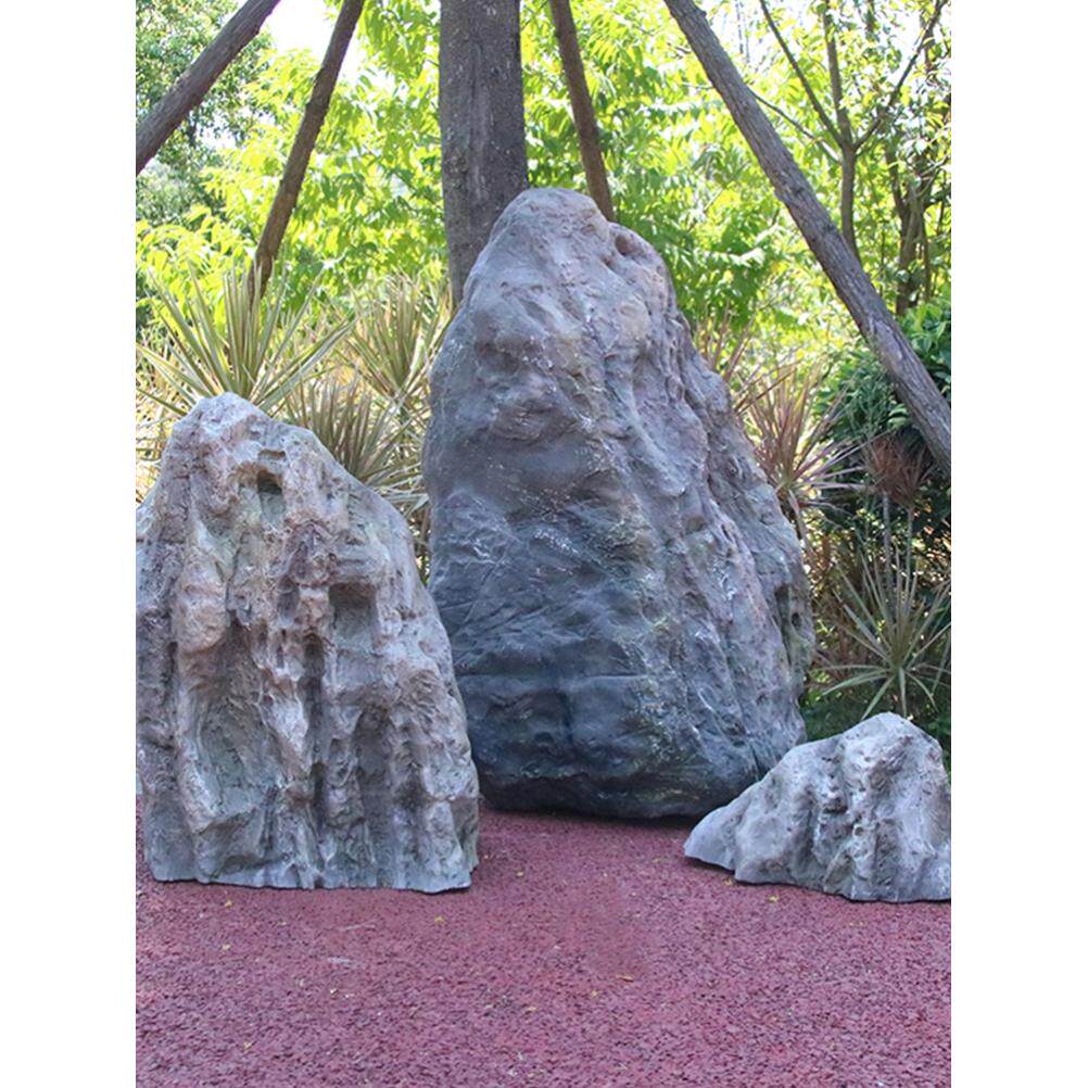 户外仿真石头雕塑公园休闲棋盘桌凳庭院花园造景布置景观岩石摆件