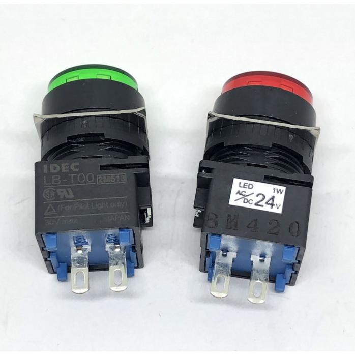 IDEC和泉指示灯LB1P- LB-T100 1T04G指示灯LED 2脚1T04R 04Y