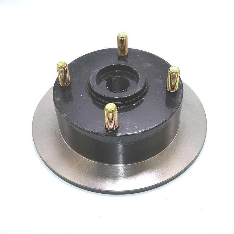 电动四轮车刹车盘电轿前桥总成一体碟刹帽子油刹锅刹车盘总泵配件