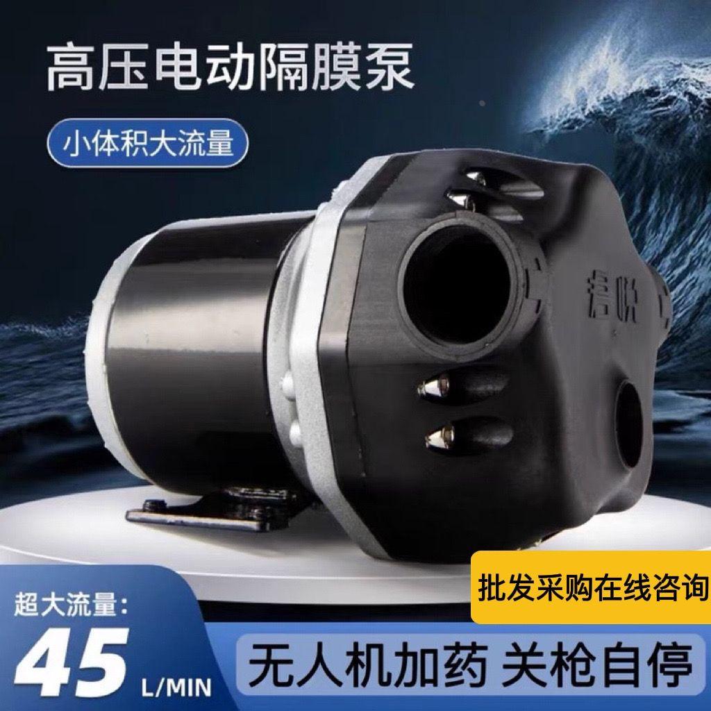 无人机加药泵加药神器关枪自停机泵耐腐蚀辅助引水自吸君悦隔膜泵