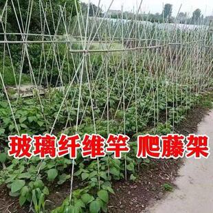 新型小拱棚支架拱杆实心玻璃纤维棒塑料温室养殖农用蔬菜大棚骨架