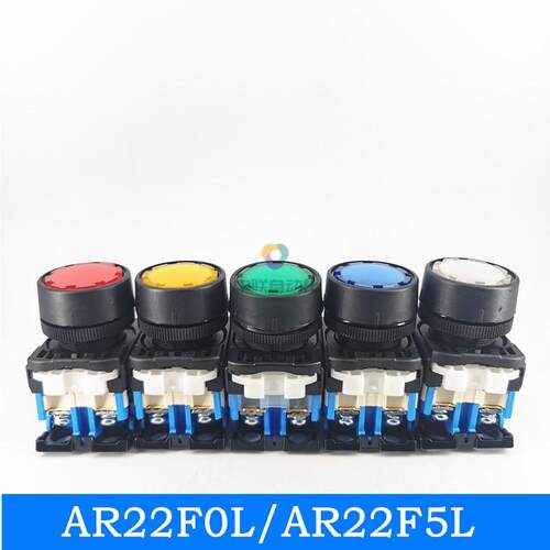 AR22FOL F5L E3/E4/M3 11G/01R/10Y富士平头带灯按钮AR30F0L