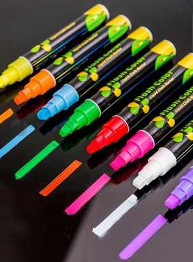 Fluorescent Window Marker Flash Color Pen Liquid Chalk Pen E