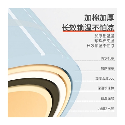 。婴儿游泳圈桶家用恒温洗澡桶儿童可坐一体折叠新生儿泡澡沐浴桶