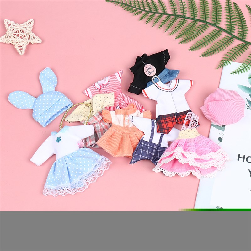 1 Pc 1:12 Doll Clothes Outfit Dollhouse Doll Skirt Suit 6 In