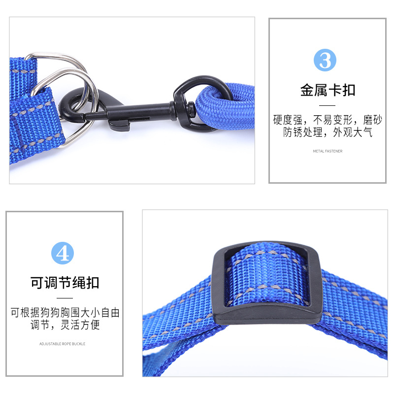 狗狗牵引绳泰迪猫咪背带狗链子小型中型犬小狗遛狗绳宠物用品项圈