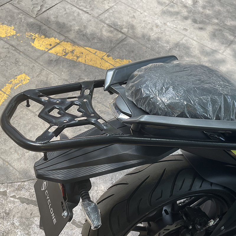 适用于赛科龙RG3改装后货架SR400GS尾架后备箱架后尾翼尾箱架配件