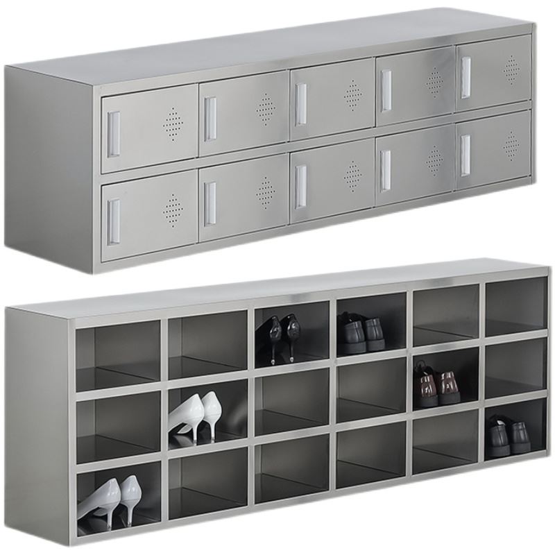 更衣柜收纳35格鞋凳无门更鞋柜换衣实验室更衣室更鞋凳无尘洁净。