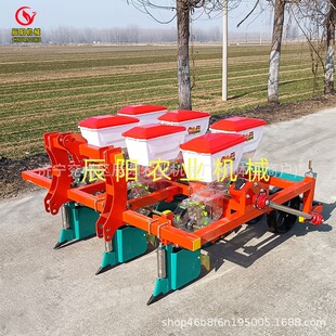 农用免耕花生播种机麦茬地里免耕花生精播机四轮车配套使用效果好