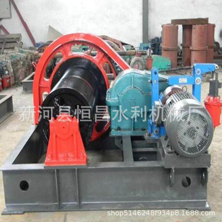 16T双吊点卷扬启闭机 供应QPK-2*160KN 2*16吨快速卷扬式启闭机