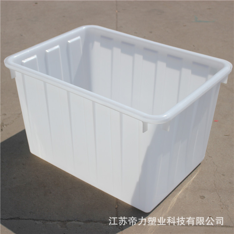 160L水箱塑料水箱方形 养鱼养虾塑料加厚方形水箱周转箱