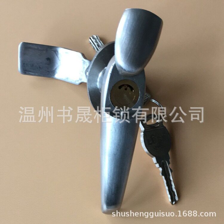 MS308-3不锈钢门锁 304不锈钢把手锁 不锈钢月牙锁芯执手锁柜锁