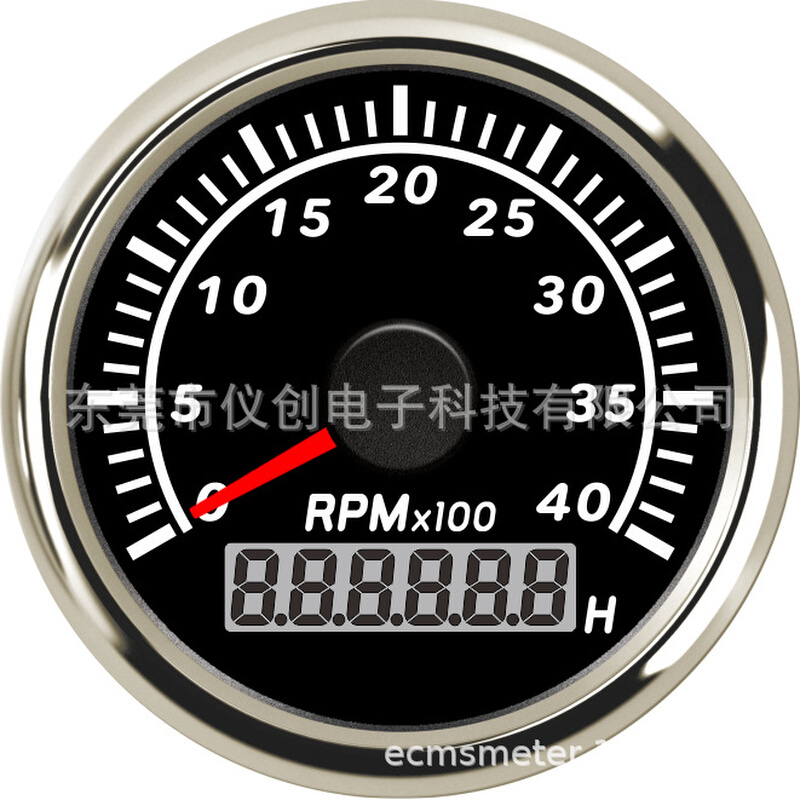 网销ECPC系列 52MM指针转速表4000RPM 1-300内速比可调