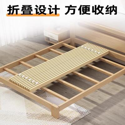 杉木硬板床垫片实木排硬铺骨架49151垫板折叠木板片防潮双人加厚