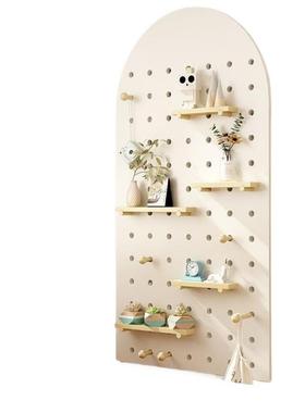 做木实洞洞板墙上置物架玄入关户书架墙面壁挂AL100875板现隔板储