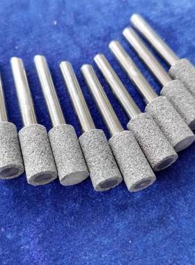 棒轮陶瓷CBN立方氮化硼磨头带柄打磨70147高精密内磨曲孔轴凸轴