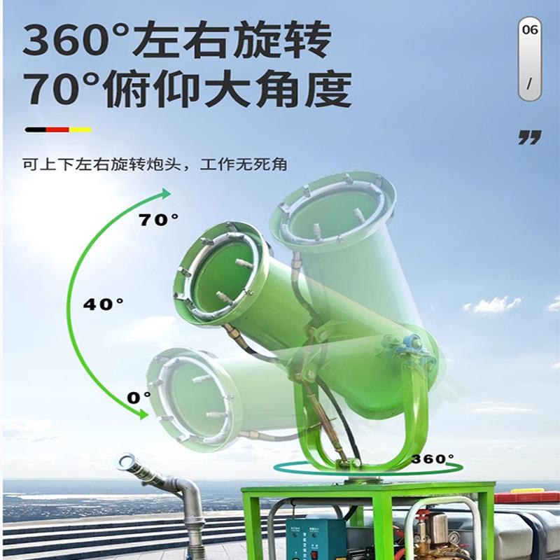 电动三轮洒水车高洗压清洗车雾EB温炮降道冲洗喷洒车多功能路清车