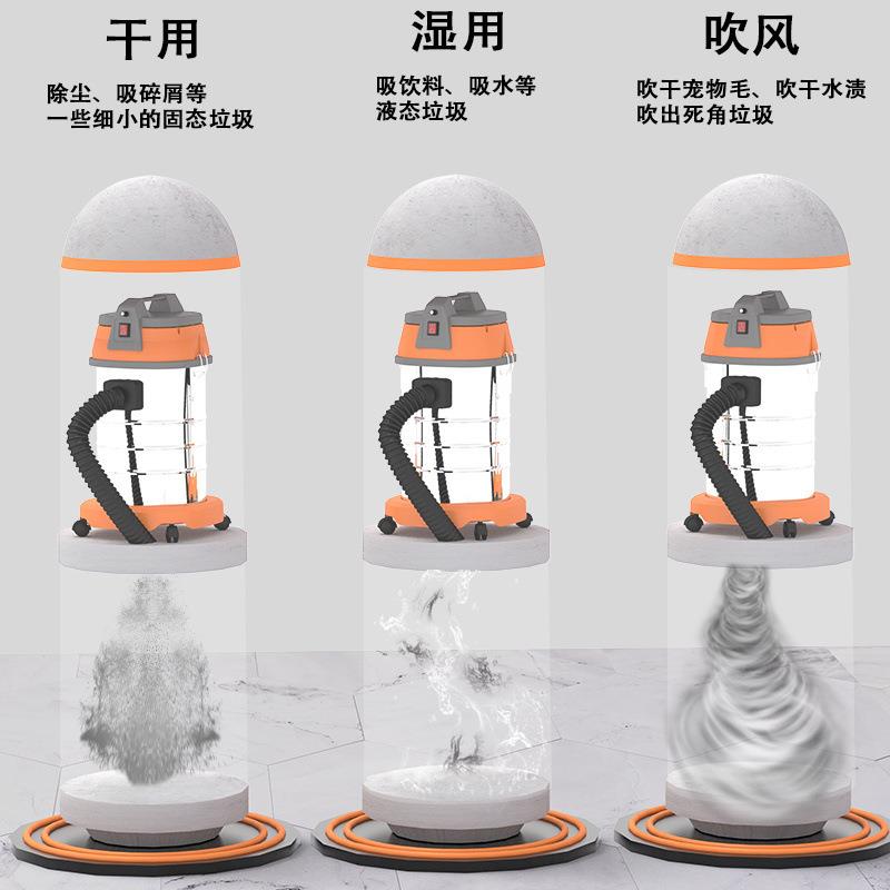 吸尘器家wMS5Eafa缝用吸水吸尘干湿用两用美工具洗车商用器装修工