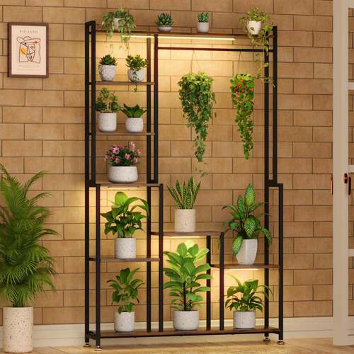 铁植艺金属物支架大型落地植架台53179展示架物客厅阳方形花卉植