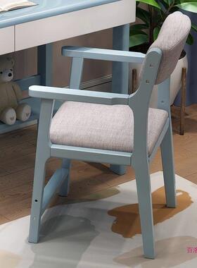 实木椅儿童习子椅可升学降餐宝宝靠背椅书桌椅卧76029室中小学生
