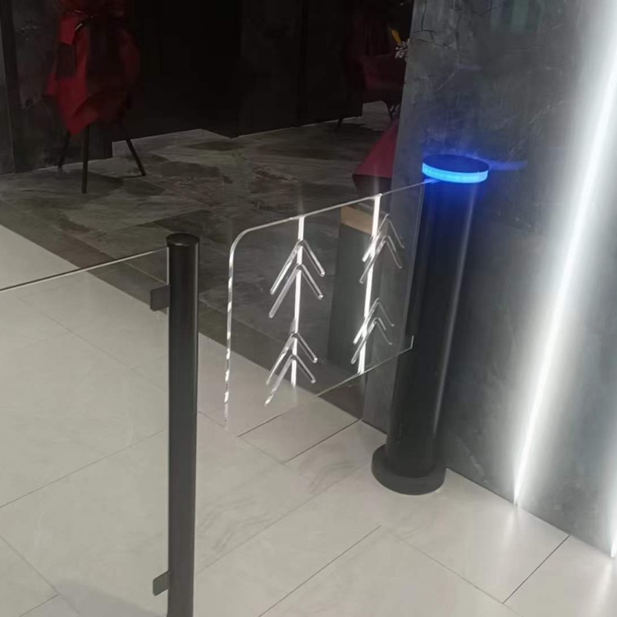 人脸识别立式摆闸工厂考勤闸机办公楼访客扫码闸机智能门禁系统门