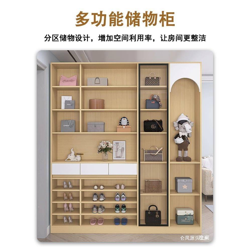 小户客厅型隔定断床多功能衣书桌隔断床一体组合床柜门厅省空间储