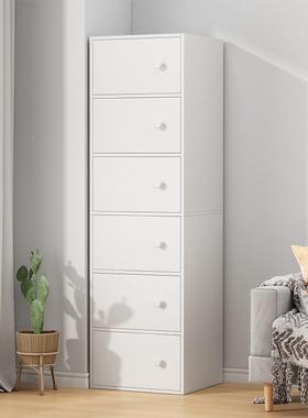 书靠架置物架简易落地墙厅收纳BKA柜子斗柜家用客五卧室窄款储物