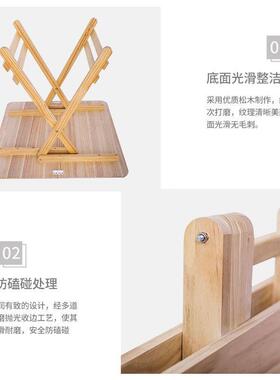 便携式实木折圆叠桌桌家用简子易小桌FKL吃饭摆餐摊方桌桌租房学