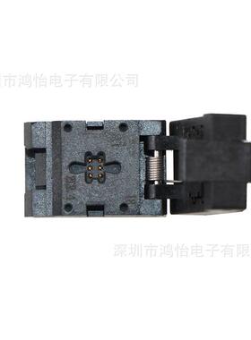 DpFN61.0(2-x2.)HMI塑胶翻盖老化座晶振42420-6in测试座探针夹具